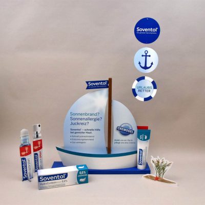 Soventol-Schaufensterdeko